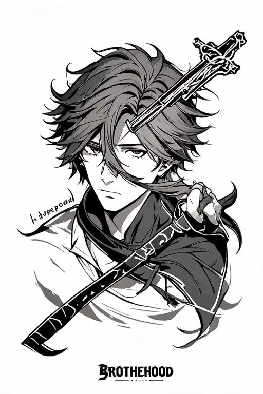 Brotherhood logo and an anime tattoo design idea