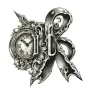 2004 In Roman Numerals tattoo design idea