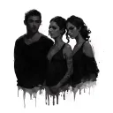 3 Person tattoo design idea