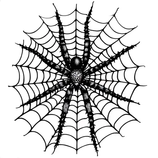 spider webs entwined, spider webs only, no spider, fine line, detail tattoo design idea