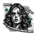 money and risk nothing gain tattoo design idea