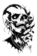 risk taker tattoo design idea