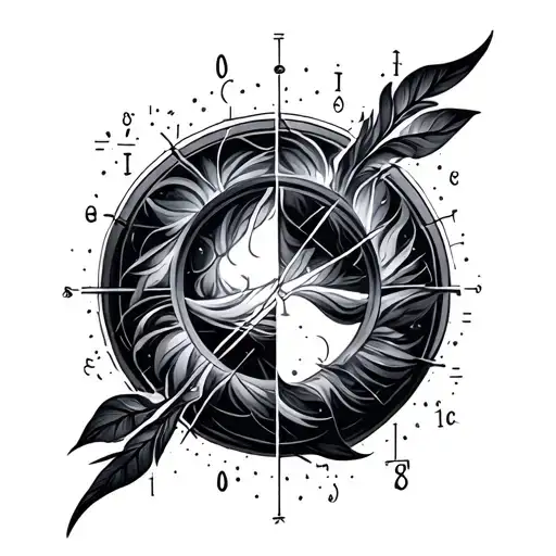 math themed tatoo tattoo design idea