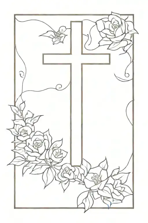 Cross shaped memorial tattoo for my mom that has name Lisa Marie, birthday 10/26/69 and deathday 07/22/16 tattoo design idea