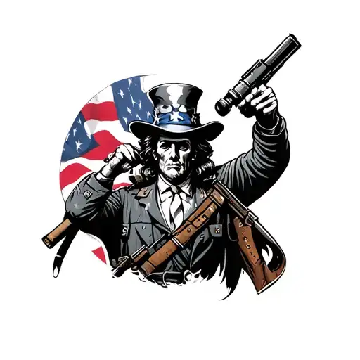 usmc combat engineers uncle Sam's misguided children tattoo design idea