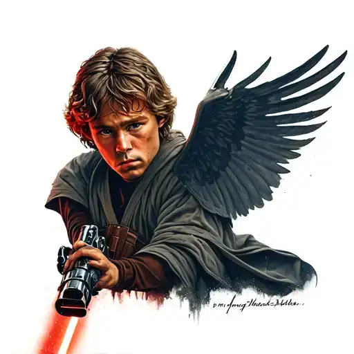 anakin skywalker tattoo design idea