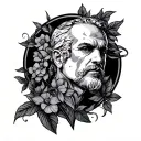 mk5  with Murphy law in Latin surrounding it  tattoo design idea