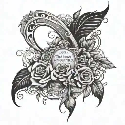 Bible verse proverbs 3:5-6 tattoo design idea