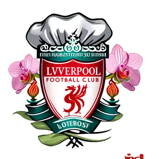 Liverpool Football Club logo with orchids a chef hat and Om  tattoo design idea