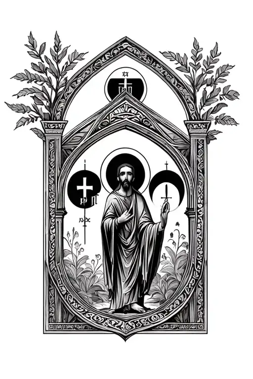 Eastern Orthodox tattoo design idea