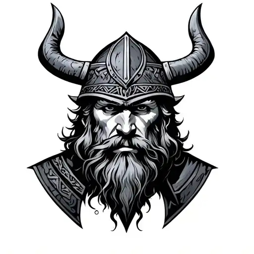 Nordic Viking tattoo design idea