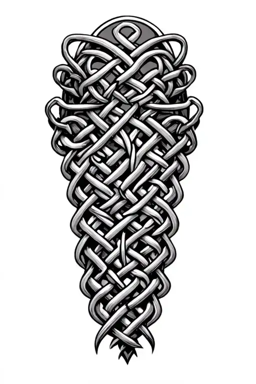 celtic chain mail band tattoo design tattoo design idea