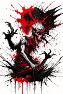 demons fleeing the underworld free your mind tattoo design idea