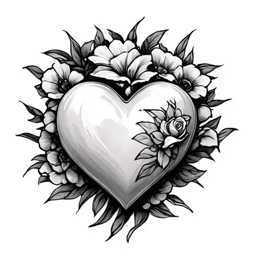 Slave, romantic, cute, love, heart, property tattoo design idea