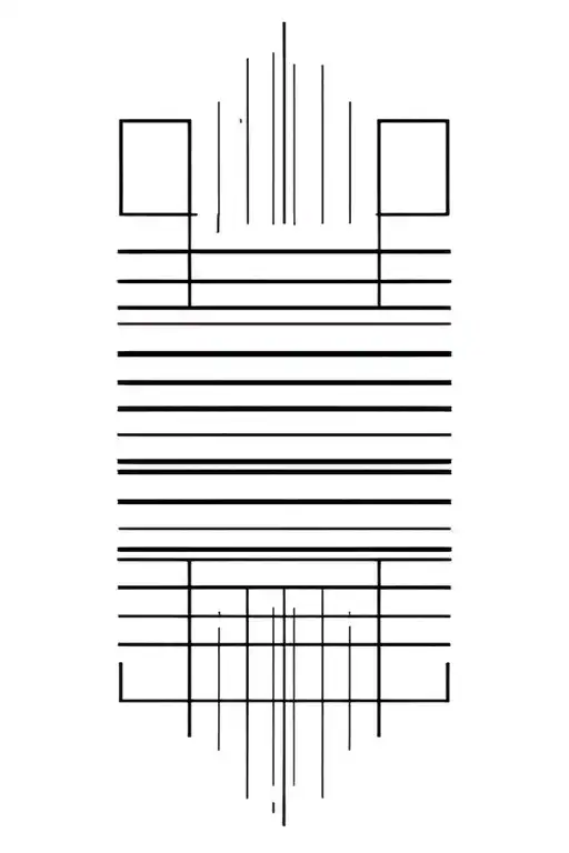 bar code tattoo design idea
