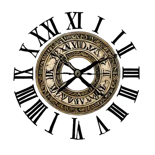 sine ll ll MMV Roman Numeral tattoo design idea