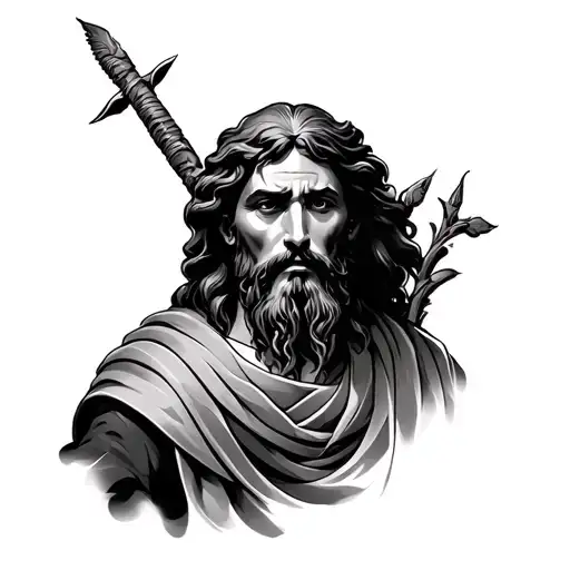 Moses tattoo design idea