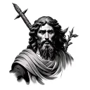 Moses tattoo design idea
