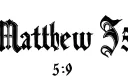 "Matthew 5:9" tattoo design idea