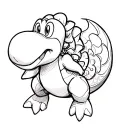 yoshi tattoo design idea