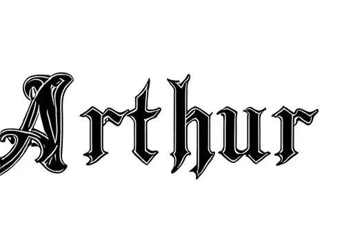 "Arthur" tattoo design idea