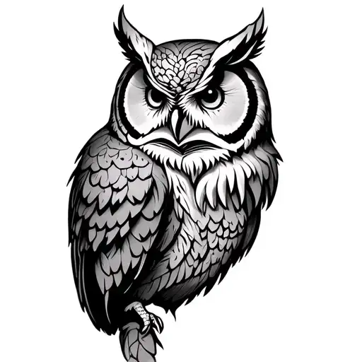 owl and bear tattoo design tattoo design idea