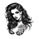 Slut tattoo design idea