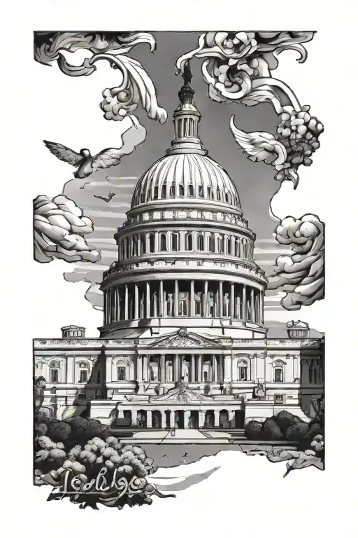 Washington Dc tattoo design idea