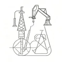 petroleum engineering symbols tattoo design idea