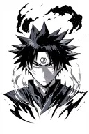 Sasuke Uchiha tattoo design idea