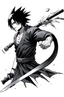Sasuke Uchiha tattoo design idea