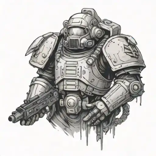 Helldivers tattoo design idea