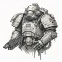 Helldivers tattoo design idea