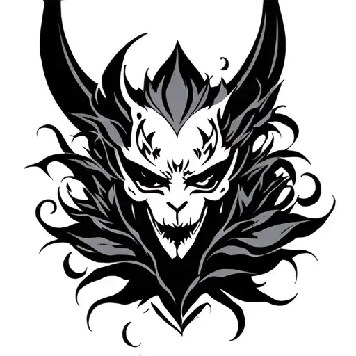 Namakubi tattoo design idea