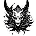 Namakubi tattoo design idea