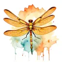 dragonfly Celtic tattoo design idea