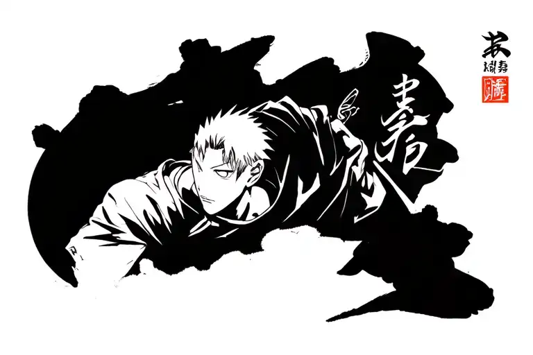 Choso jujutsu kaisen tattoo design idea