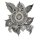 Hmong designs inspired tattoo design idea