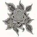 Hmong designs inspired tattoo design idea
