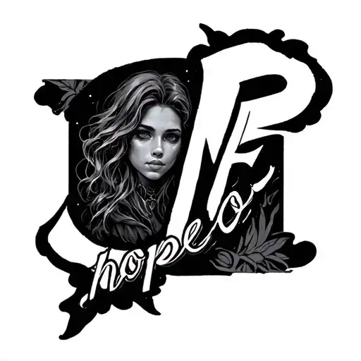NF hope tattoo design idea