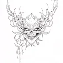 baddie vibes tattoo design idea