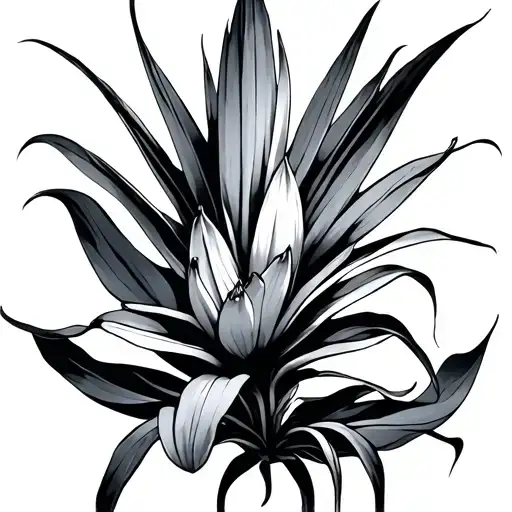 Yucca tattoo design idea