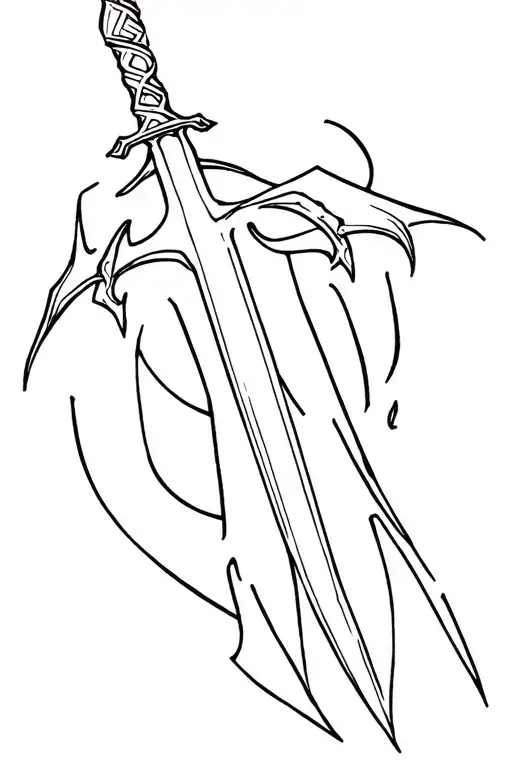 Sword Art Online tattoo design idea