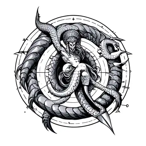 Ophiuchus tattoo design idea