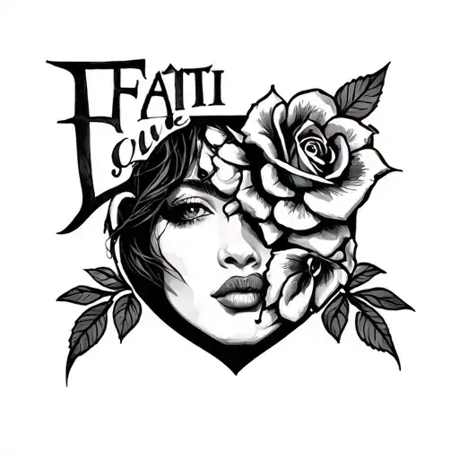 Fati Love tattoo design idea