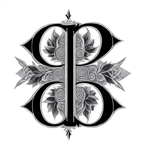 Two Word Ambigram Generator tattoo design idea