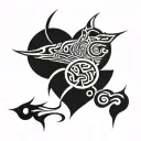 psalm 23 4 tattoo design idea