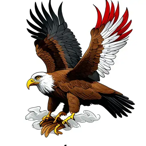 aigle imperial francais tattoo design idea