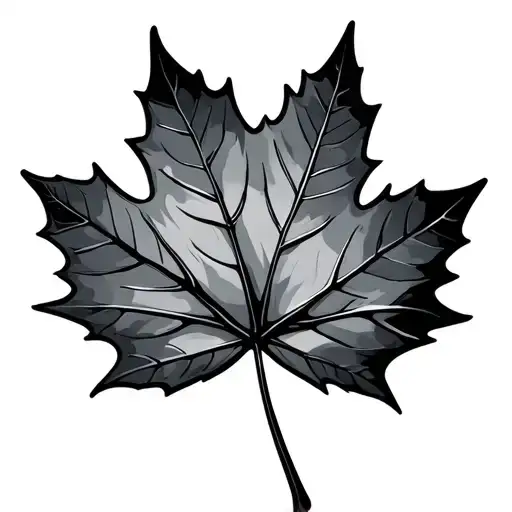 Maple Leaf tattoo design idea