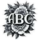 ABC tattoo design idea